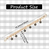 Alloy Enamel Flower with ABS Plastic Pearl Round Bead Charm Iron Chain Bag Decorative Chains HJEW-FS00054-04-2