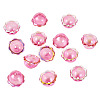 30Pcs UV Plating Acrylic Bead Caps PACR-TA0001-20A-3