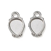 304 Stainless Steel Pendant Cabochon Settings SA-CBAE5AC-06P-1