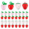36Pcs 4 Styles Transparent Acrylic Pendants OACR-ME0001-27-1