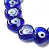 Handmade Evil Eye Lampwork Beads Strands LAMP-E023-07C-07-3