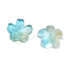 Dyed & Heated Glass Bead Caps GLAA-Z019-03O-2