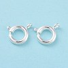Eco-friendly Brass Spring Ring Clasps LS-KK-D082-01B-S-2
