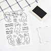 Globleland 9 Sheets 9 Style PVC Plastic Stamps DIY-GL0002-82B-6