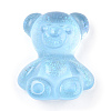Transparent Resin Bear Cabochons RESI-N039-02-2