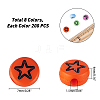 1600Pcs 8 Colors Opaque Acrylic Beads MACR-PH0001-18-5