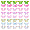 120Pcs 8 Colors Transparency Electroplate Glass Beads GLAA-TA0003-54-1