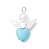 Angel and Heart Pendants PALLOY-JF03789-3