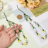 2Pcs Resin Beaded Mobile Phone Lanyard Wrist Strap HJEW-GF0001-47A-3
