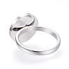 Tarnish Resistant 304 Stainless Steel Finger Rings RJEW-G081-48P-3