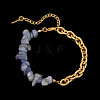 Daily Fashion Natural Blue Spot Jasper Chip Beaded Bracelets FS-WG13CD5-04-1