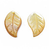 Natural Yellow Shell Pendants SSHEL-S258-100B-2