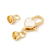 Brass Lobster Claw Clasps KK-U059-52G-02-2