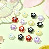 30Pcs 6 Colors Transparent Glass Beads GLAA-CJ0002-62-5