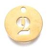 304 Stainless Steel Pendants STAS-F233-02-G-1