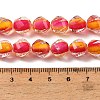 Two Tone Resin Beads Strands GLAA-T035-02C-4