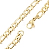 Men's 201 Stainless Steel Figaro Chains Necklace NJEW-N050-A08-5-55G-2