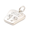 Brass Micro Pave Cubic Zirconia Pendants KK-H527-27P-2