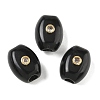 Natural Obsidian European Beads GG-CBA105B-02J-G-1