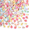 200pcs Macaron Color Opaque Resin Decoden Cabochons CRES-SC0003-27-1