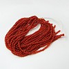 Natural Carnelian Beads Strands G-G338-2mm-01-3