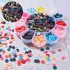 2400Pcs Single Colors Handmade Polymer Clay Beads CLAY-SZ0001-55-5