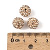 Pave Disco Ball Beads X-RB-A130-10mm-15-3