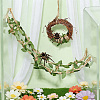 8Pcs Rattan & Jute Cord Hanging Display Deocration for Graden HJEW-OC00396-4
