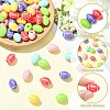 60Pcs 6 Colors Opaque Acrylic European Beads SACR-CJ0001-92-3