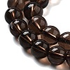 Natural Smoky Quartz Round Beads Strands X-G-E329-6mm-38A-4