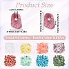800Pcs 8 Colors Acrylic Beads OACR-SC0001-31-2