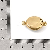Brass Micro Pave Clear Cubic Zirconia Magnetic Clasps KK-C066-20G-3