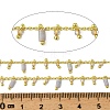 Handmade Brass Column Link Chains CHC-L053-12G-03-2