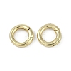 Brass Spring Gate Rings KK-Z078-07G-1