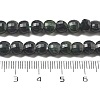 Natural Black Jade Beads Strands G-C179-A14-02-5