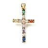Easter Brass Pave Cubic Zirconia Pendants CU-E002-01C-G04-1