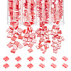  452Pcs 2 Style 2-Hole Opaque Glass Seed Beads SEED-NB0001-76-1