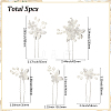 Acyrlic Hair Forks OHAR-WH20005-36S-2