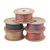 5 Rolls 5 Colors 18-Ply Cotton Twisted Cord OCOR-TA0003-86-2