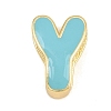 Brass Enamel Beads KK-CBA3FD6-08Y-G-1