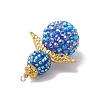 Seed Beads Alloy Pendants PALLOY-MZ00284-05-4