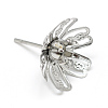 Non-Tarnish 304 Stainless Steel Stud Earring Settings LS-X-STAS-T008-143-1