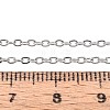 Tarnish Resistant 304 Stainless Steel Cable Chains CHS-R002-0.4mm-3