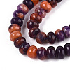 Halloween Theme Dyed Natural White Jade Beads Strands G-T139-58A-01-3