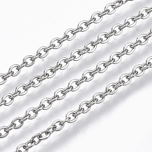 Tarnish Resistant 304 Stainless Steel Cable Chains CHS-S006-JN944-2