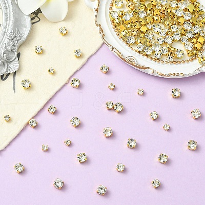 150Pcs 3 Styles Sew on Rhinestone KK-YW0002-74-1