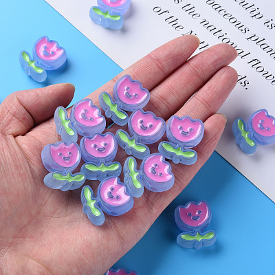 Transparent Acrylic Beads MACR-S374-03B-04-1