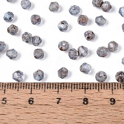 Picasso Baking Paint Glass Seed Beads SEED-N007-37A-1