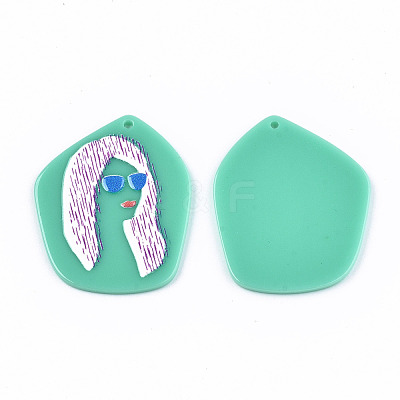 Acrylic Pendants KY-S163-252-1