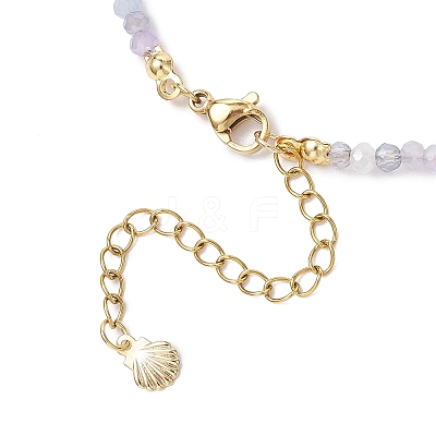 Summer Beach 304 Stainless Steel Pendant Necklaces for Women NJEW-JN05241-03-1